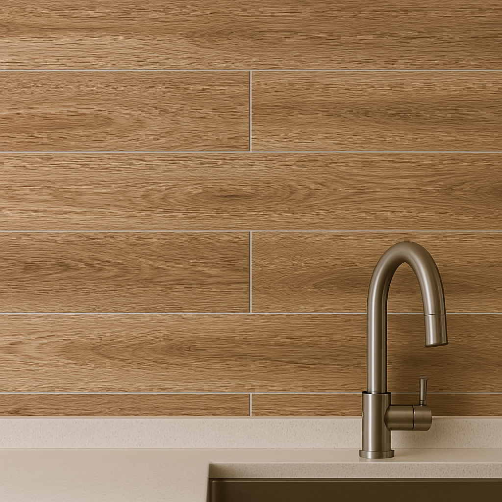 kitchen backsplash Natural Wood-Like Porcelain